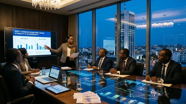 Banco central africano moderno y análisis macroeconómico